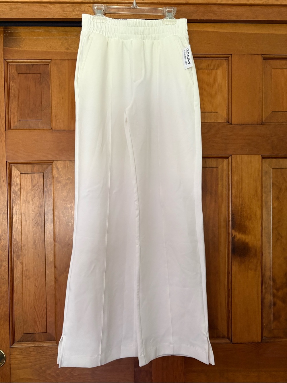 Old Navy Wide-Leg Pull-On Pants White NWT